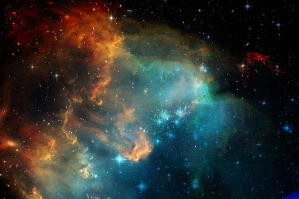 Lindas nebulosas no espaço exterior. Elementos desta imagem fornecidos pela NASA — Fotografia de Stock