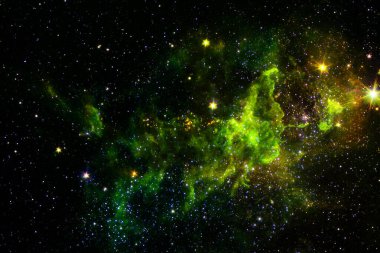 Derin uzayın güzelliği. Bu görüntünün elementleri NASA tarafından desteklenmektedir
