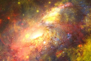 Sonsuz evrenin güzelliği. NASA tarafından döşenmiş bu görüntünün elemanları