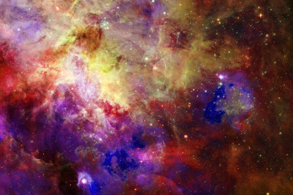 Nebulosa i yttre rymden. Delar av denna bild tillhandahålls av NASA — Stockfoto