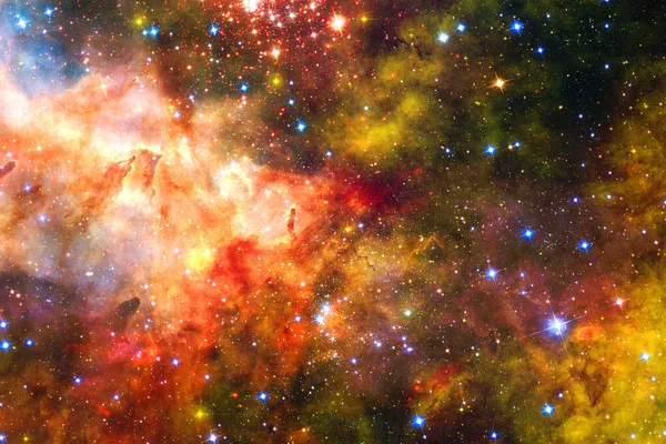 Nebuloasa şi galaxiile din spaţiu. Elemente ale acestei imagini furnizate de NASA — Fotografie, imagine de stoc