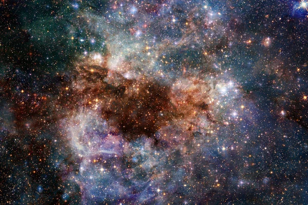 Nebulosa en el espacio exterior. Elementos de esta imagen proporcionados por la NASA —  Fotos de Stock