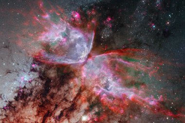 Derin uzayın güzelliği. Bu görüntünün elementleri NASA tarafından desteklenmektedir