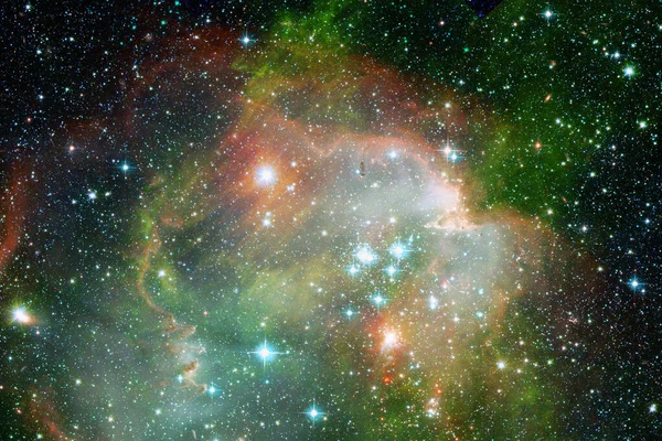 Nebulosa i yttre rymden. Delar av denna bild tillhandahålls av NASA — Stockfoto