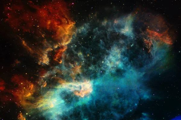 Nevel een interstellaire wolk van sterrenstof. — Stockfoto