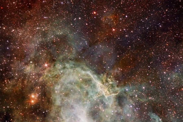 Mgławice i gwiazdy w kosmosie. Elementy tego obrazu dostarczone przez Nasa — Zdjęcie stockowe