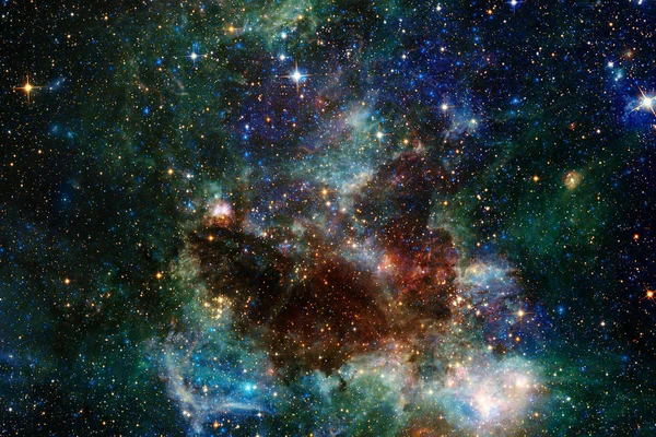 Mgławice, galaktyki i gwiazdy w pięknym składzie. — Zdjęcie stockowe