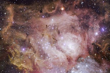 Sonsuz evrenin güzelliği. NASA tarafından döşenmiş bu görüntünün elemanları