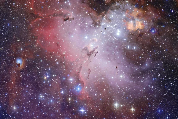 Starfield no espaço sideral muitos anos-luz longe da Terra . — Fotografia de Stock