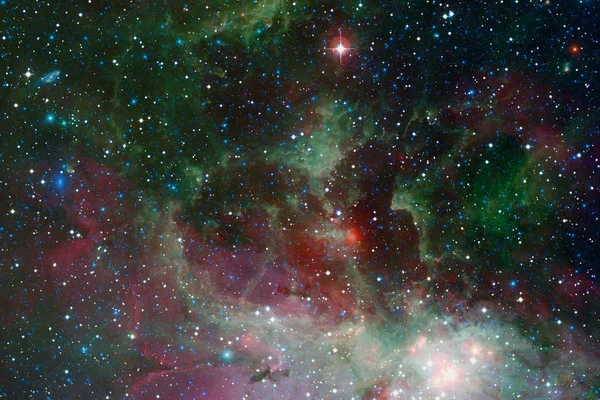 Starfield no espaço sideral muitos anos-luz longe da Terra . — Fotografia de Stock