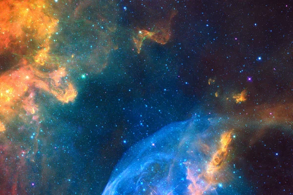 깊은 우주. NASA 가 제공 한 이형상의 요소들 — 스톡 사진