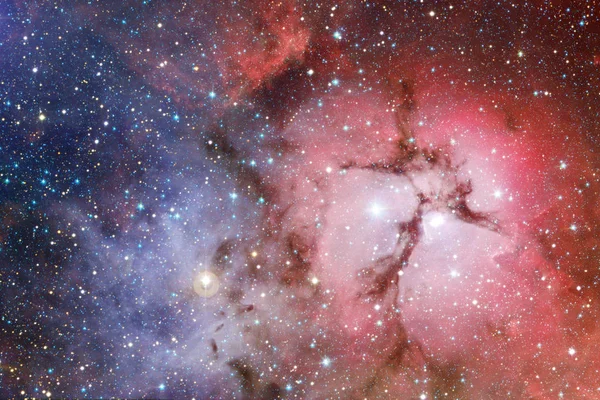 Nebulosas, galáxias e estrelas em bela composição . — Fotografia de Stock