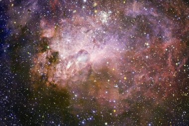 Derin uzay sanatı. Bu görüntünün elementleri Nasa tarafından döşenmiştir