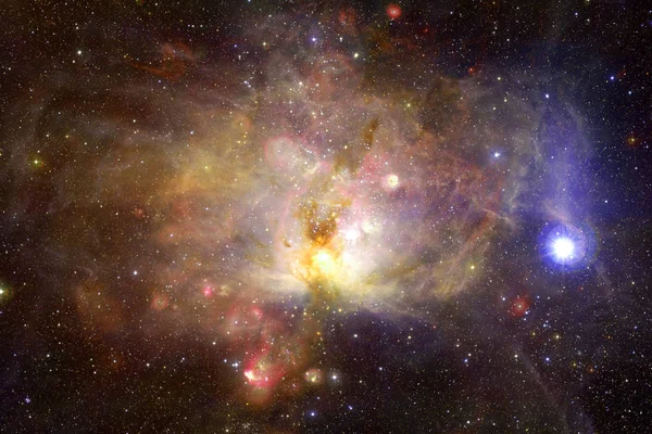Melkweg in de ruimte. Elementen geleverd door Nasa — Stockfoto