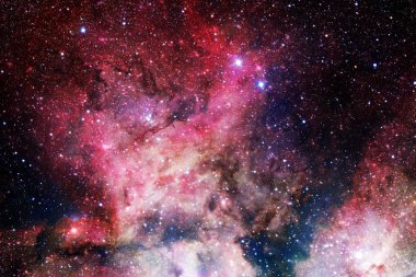 Uzayın derinliklerinde bir galaksi. Nasa tarafından döşenmiş elementler