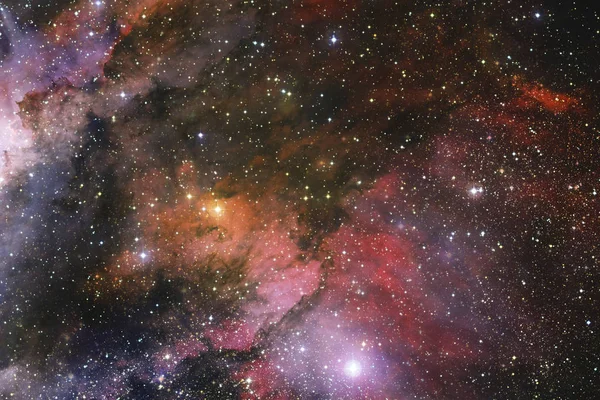 Nebulosor, galaxer och stjärnor i vacker komposition. — Stockfoto