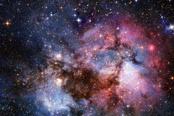 Cluster of stars in deep space. Elements of this image furnished by NASA — ストック写真
