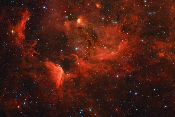 Nébuleuses et étoiles dans l'espace. Éléments de cette image fournis par la NASA — Photo