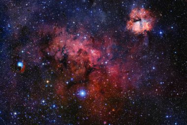 Derin uzay sanatı. Bu görüntünün elementleri Nasa tarafından döşenmiştir