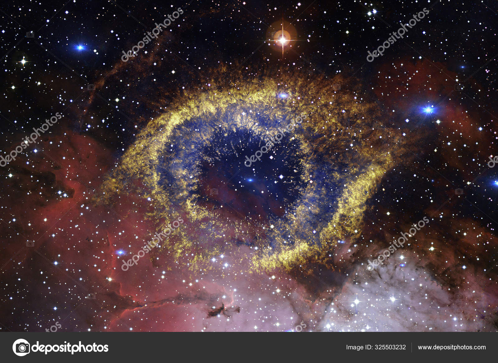 Awesome galaxy. Elements of this image furnished by NASA Stock Photo by  ©Outer_Space 325503232