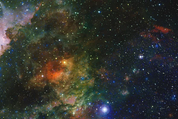 Nebulosas, galaxias y estrellas en hermosa composición . — Foto de Stock