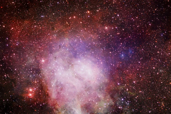 Nevels en sterren in de ruimte. Elementen van deze afbeelding geleverd door Nasa — Stockfoto