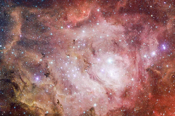 深空中的星团。 Nasa提供的图片元素 — 图库照片