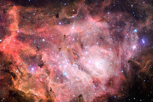 银河在深空。 Nasa提供的内容 — 图库照片