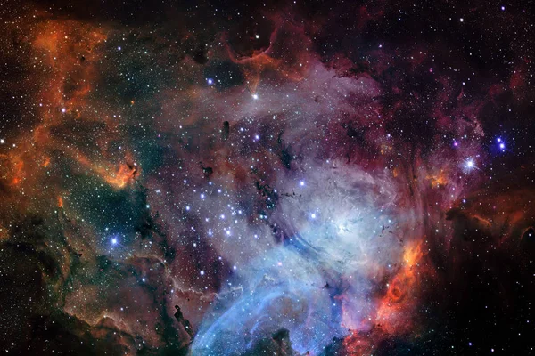 Galaktyka w kosmosie. Elementy dostarczone przez Nasa — Zdjęcie stockowe