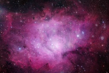 Uzayın derinliklerinde bir galaksi. Nasa tarafından döşenmiş elementler