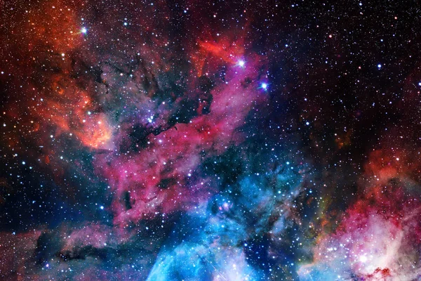 De ruimte in. Elementen van deze afbeelding geleverd door NASA — Stockfoto
