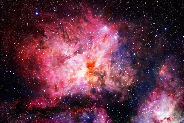 Nebulosor, galaxer och stjärnor i vacker komposition. — Stockfoto