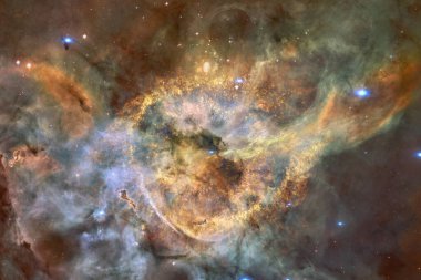 Galaksi uzayda. Bu görüntünün elementleri NASA tarafından döşenmiştir