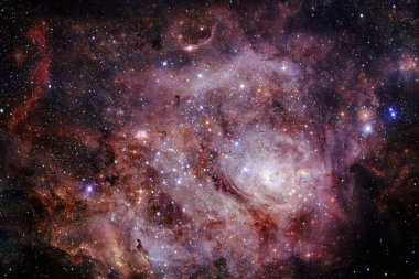 Galaksi uzayda. Bu görüntünün elementleri NASA tarafından döşenmiştir