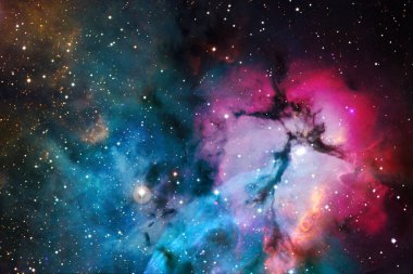 Uzayda inanılmaz güzel bir galaksi.