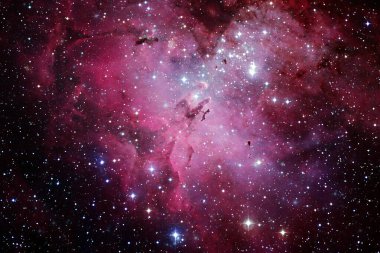 Derin Uzay. Bu görüntünün elementleri NASA tarafından desteklenmektedir