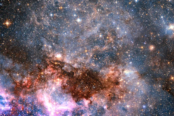 Галактика в глубоком космосе. Элементы, обставленные НАСА — стоковое фото