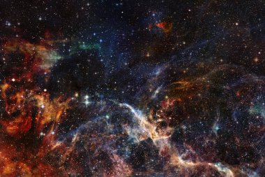 Derin uzay sanatı. Bu görüntünün elementleri Nasa tarafından döşenmiştir