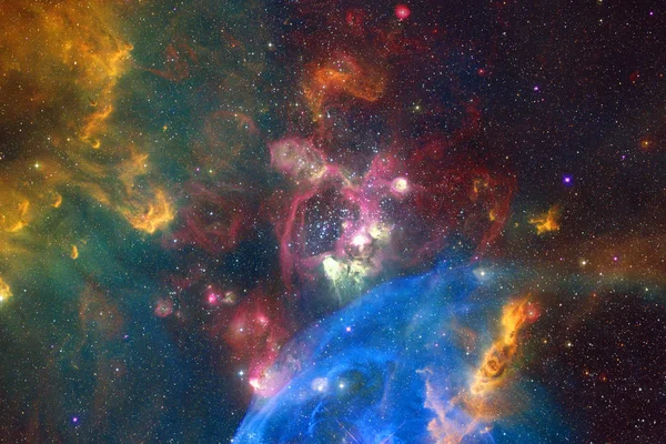 Djupa rymden. Delar av denna bild tillhandahålls av NASA — Stockfoto