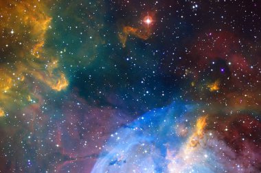 Uzayda inanılmaz güzel bir galaksi.