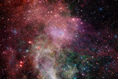 Derin uzay sanatı. Bu görüntünün elementleri Nasa tarafından döşenmiştir