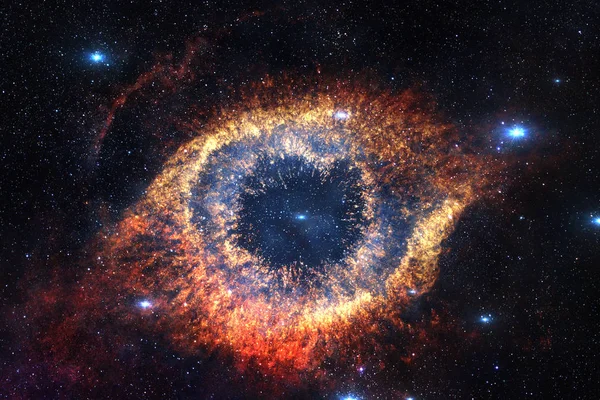 Uzayın derinliklerinde bir galaksi. Nasa tarafından döşenmiş elementler