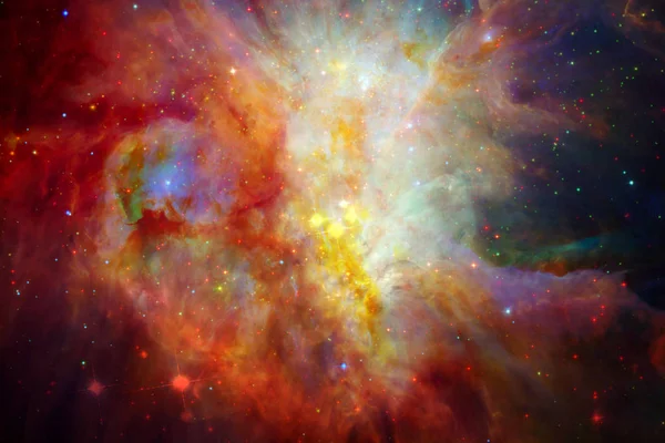 Galax i rymden. Faktorer som tillhandahålls av Nasa — Stockfoto