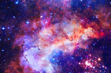 Galaksi uzayda. Bu görüntünün elementleri NASA tarafından döşenmiştir