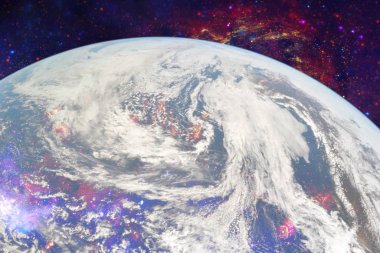 Dünya 'nın renkleri. Bu görüntünün elementleri Nasa tarafından döşenmiştir