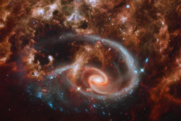 Невероятно красивая галактика в открытом космосе . — стоковое фото