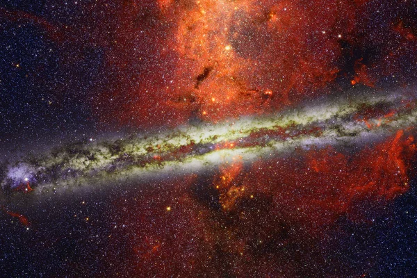 Impresionante fondo espacial. Elementos de esta imagen proporcionados por la NASA — Foto de Stock