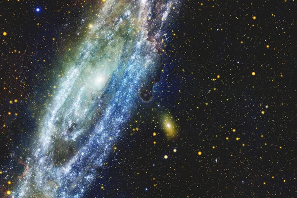 Άπειρος χώρος με νεφελώματα και αστέρια. — Φωτογραφία Αρχείου