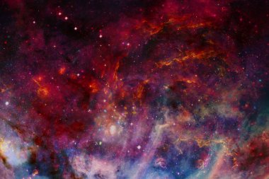 Uzay boşluğundaki Starfield Dünya 'dan çok uzakta..