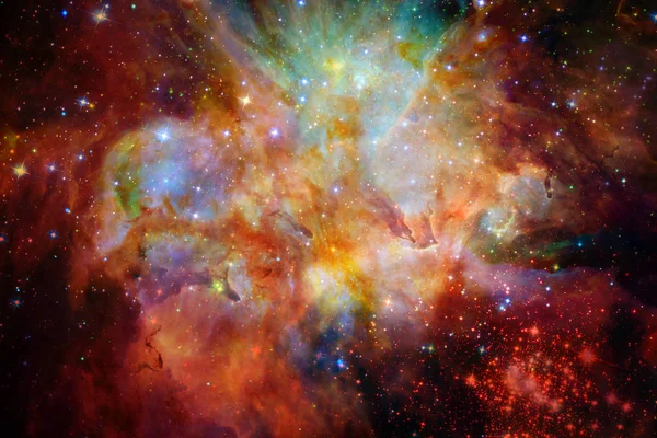 Cluster of stars in deep space. Elements of this image furnished by NASA — Stock Photo, Image